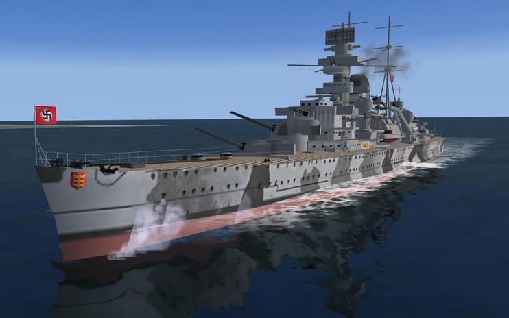 FS2004/FSX Pilotable Heavy Cruiser Admiral Hipper