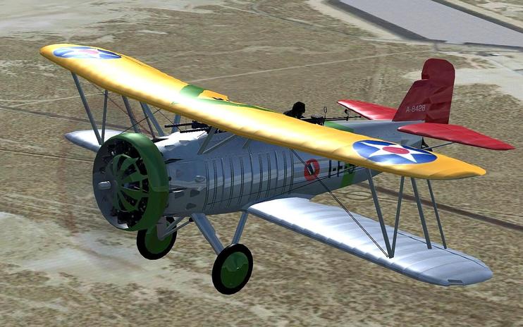 FSX Curtiss Helldiver With Updated Panels