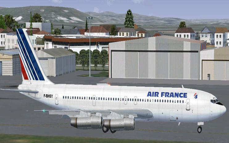 FS2004/FSX Air France Boeing 707