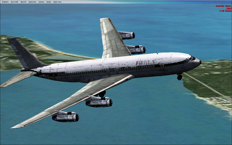 FSX Pakistan Old And Dirty Livery Captain Sim Boeing 707